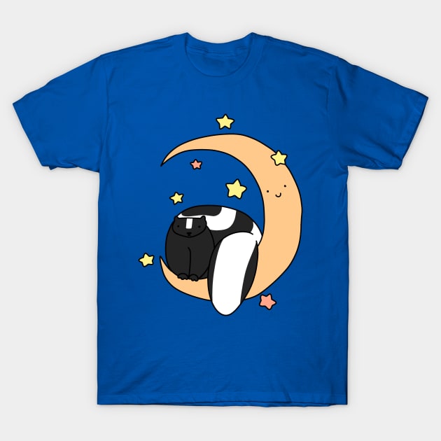 Moon Skunk T-Shirt by saradaboru